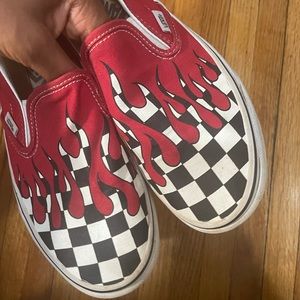 Vans Checkered Flame